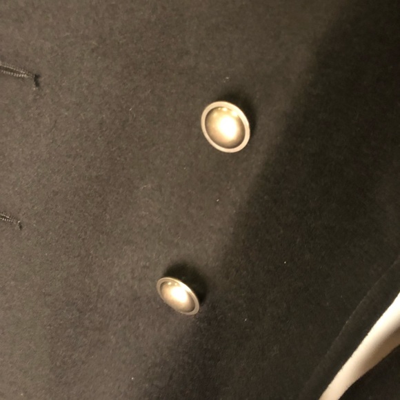 Dsquared Black Military Style Peacoat No Size - Picture 3 of 6